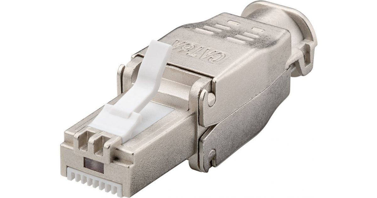 Cat.6A RJ45 pikaliitin (AWG22, AWG23 ja AWG24) suojattu | Triosoft Oy