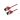 Cat 8.1 U/FTP SLIM PoE ethernetkaapeli 1,00 m, punainen