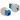 Delock Keystone Module RJ45 jack > LSA Cat.6 UTP blue