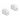 Delock Keystone -moduuliliitin RJ45 naaras- RJ45 naaras UTP Cat.6A, valkoinen