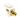 Keystone-liitin RCA-naaras> F-naaras keltainen, leveys 16,3 mm