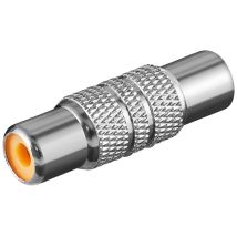 RCA naaras-naaras adapteri metallinen