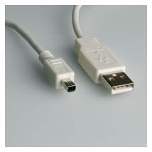 Kamerakaapeli USB A - mini USB 4pin 2.0, 1,8m