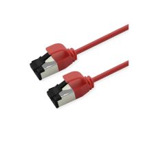 Cat 8.1 U/FTP SLIM PoE ethernetkaapeli 1,00 m, punainen