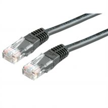 Ethernetkaapeli Cat6 U/UTP (Class E), musta, 1.5 m
