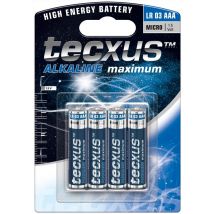 Tecxus LR03/AAA 1,5V alkaline paristo 4 kpl