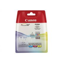 Canon CLI-521 cyan/keltainen/magenta multipack