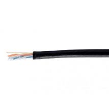 Ulkokäyttöön CAT 6 -ethernetkaapeli, U/UTP musta 305m