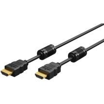 HDMI kaapeli 4K @ 60 Hz ferriittisuojattu, musta 15m