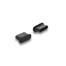 Delock USB-C pölysuoja silikonia musta 10kpl