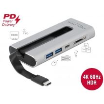 USB Type-C™ -telakointiasema 4K - HDMI / USB 3.2 / SD / LAN / PD 3.0