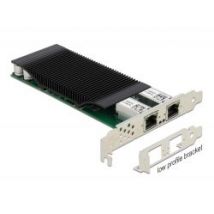 Delock PCI Express x4 -kortti 2 x RJ45 Gigabitin lähiverkkoon PoE + i350