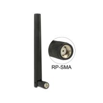 Delock ZigBee-antenni, monisuuntainen Bluetooth, GSM, LTE, UMTS, WLAN IEEE 802.11 b/g/n RP-SMA, 1 ~ 4.3 dBi, monisuuntainen musta