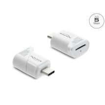 Delock Mini -kortinlukija USB Type-C Micro SD -muistikorteille