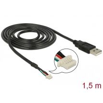 Kytkentäkaapeli  USB 2.0 Type-A uros - 5 pin kamera liitin V5 1.5m
