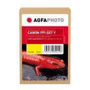 Agfaphoto Canon PFI-107Y, 6708B001 tarvikemustekasetti, keltainen