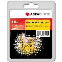 Agfaphoto Epson 26XL, T2621, C13T26214010, musta