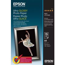 Epson A4 Ultra Glossy Photo 300g paperi 15kpl