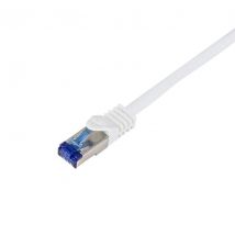 Ethernetkaapeli Ultraflex, Cat.6A, S/FTP, valkoinen, 7,50 m