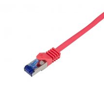 Ethernetkaapeli Ultraflex, Cat.6A, S/FTP, punainen, 1,50 m