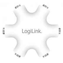 LogiLink 3,5mm 3-pin audio jakaja viidelle kuulokkeelle/kaiuttimelle