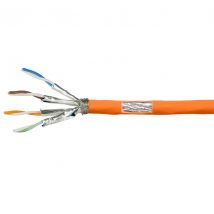 Ethernet asennuskaapeli Cat.7 1000MHz AWG23 S/FTP oranssi 50m