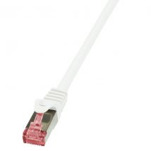 Ethernetkaapeli Cat6 S/FTP LSZH valkoinen 7,50m