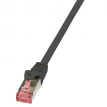 Ethernetkaapeli Cat6 S/FTP LSZH musta 7,50m