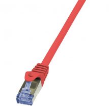 Ethernet Cat.6A kaapeli 10G S/FTP PIMF punainen 1,50m