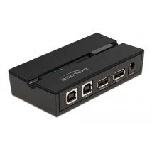 Delock USB 2.0 kytkin 2 laitetta - 2 PC