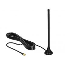 Delock LTE 3-5 dBi SMA plug 12,5cm antenni, 3m kaapeli