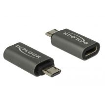 Delock USB 2.0 Micro-B uros - USB-C naaras adapteri