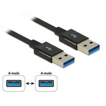 Delock Premium koaksiaali USB 3.1 Gen 2 A-A kaapeli 0.5m