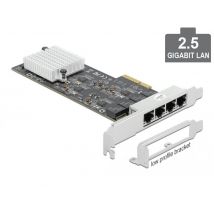 Delock 4 x 2.5 Gigabit RJ45 PCIE x4 verkkokortti