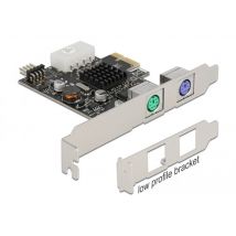 Delock 2xPS/2 + USB 2.0 Pin-Header PCIE lisäkortti
