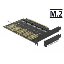 Delock 5xM.2/SATA PCIE x16 lisäkortti