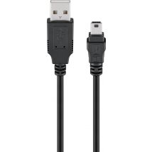 USB A - USB Mini B 5-pin kaapeli 5,0m