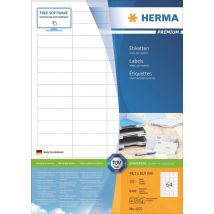 Herma tarra-arkki Premium 48,3mm x 16,9mm (6400 kpl)