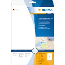 Herma tarra-arkki label film 210x297mm läpinäkyvä matta (25 kpl)