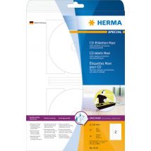 Herma tarra-arkki CD maxi ø116mm, tarroja 50 kpl