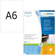 HERMA osoitetarrat Premium A6 valkoinen 105x148 mm 800 kpl