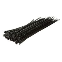 Nippuside, PA66, 100 kpl, 3,4mmx300mm, musta 100 kpl