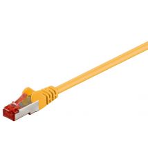 Ethernetkaapeli Cat6 S/FTP LSZH keltainen 0,15m