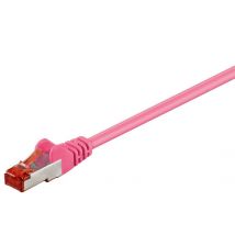 Ethernetkaapeli Cat6 S/FTP pinkki 25m