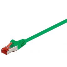 Ethernetkaapeli Cat6 S/FTP LSZH vihreä 0,15m