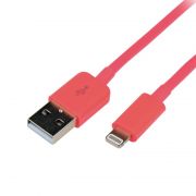 Apple® Lightning USB lataus/synkronointikaapeli, pink, 1.00 m