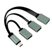 Logilink USB-C™ Hub, 2x USB 2.0 A naaras + 1x USB 3.0 A naaras