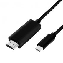 USB 3.2 Gen1 Type-C -kaapeli, C/uros - HDMI-A/uros, 4K/60 Hz, musta, 3,0 m