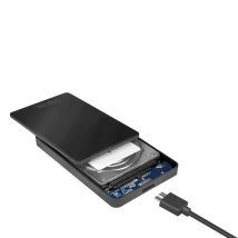 Ulkoinen kiintolevykotelo, 2,5 " HDD/SSD, SATA, USB 3.0