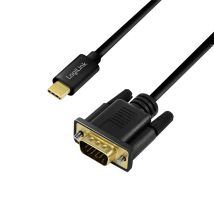 USB 3.2 Gen1 Type-C -kaapeli, C/M - VGA/M, 1080p/60 Hz, 3,0 m
